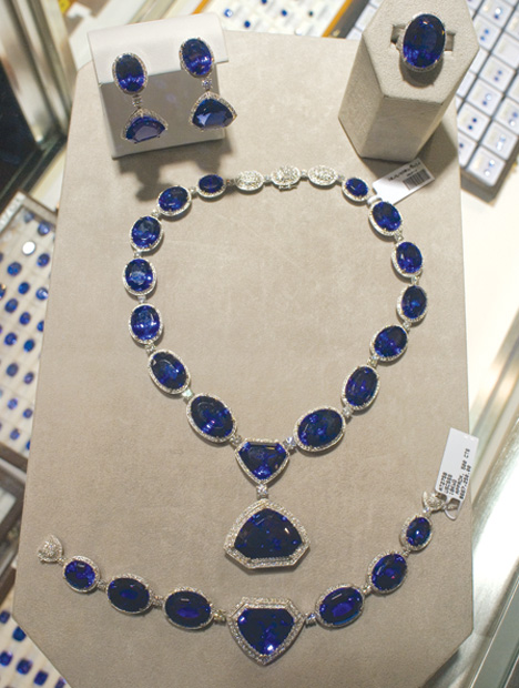 タンザナイトジュエリー一式