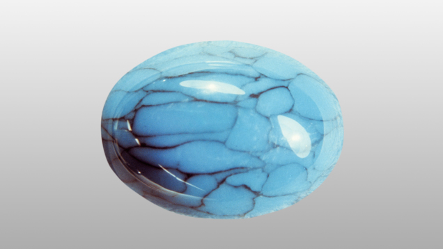 Gilson Imitation Turquois  and Lapis Lazuli 