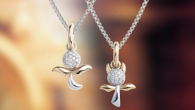可白天和晚上佩戴的珠宝之钻石小鸟的“天使与魔鬼”理念