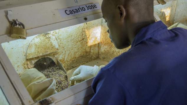 砂利からの​​分離