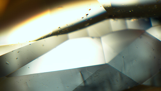 CVD 层清晰可见的断层束状物