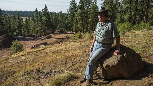 John Woodmark, CEO of the Ponderosa mine, is a man in his element. - Robert Weldon