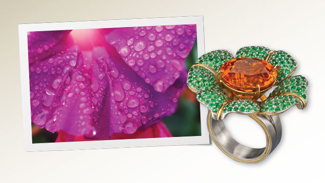 Flower Blossom and Ring 