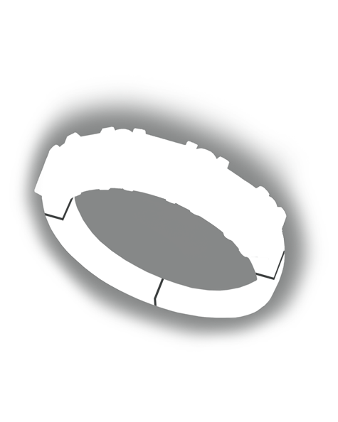 Evaluate the quality of platinum jewelry that has been worn and then refinished.