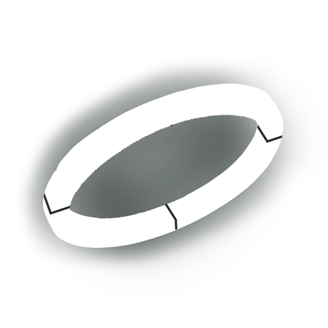 评估使用焊炬调大尺寸的戒圈上镶嵌了钻石的铂合金戒指的品质。 包含视频和插图。