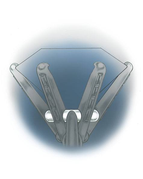 This platinum setting is made using a process called die-striking. The prongs are cut away from sheet-stock by a die, assembled, and then oven-soldered. Once they are made, they are torch-soldered into the ring mounting.