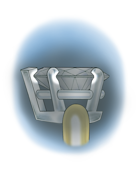 Learn how to evaluate the quality of a platinum setting for a pear-shaped center stone with these helpful illustrations and instructional video