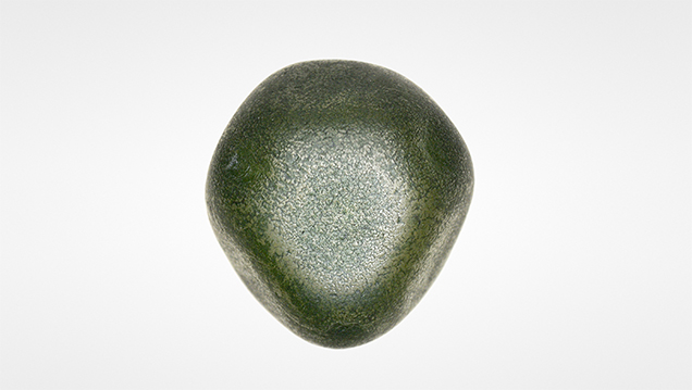 绿色原石晶体。