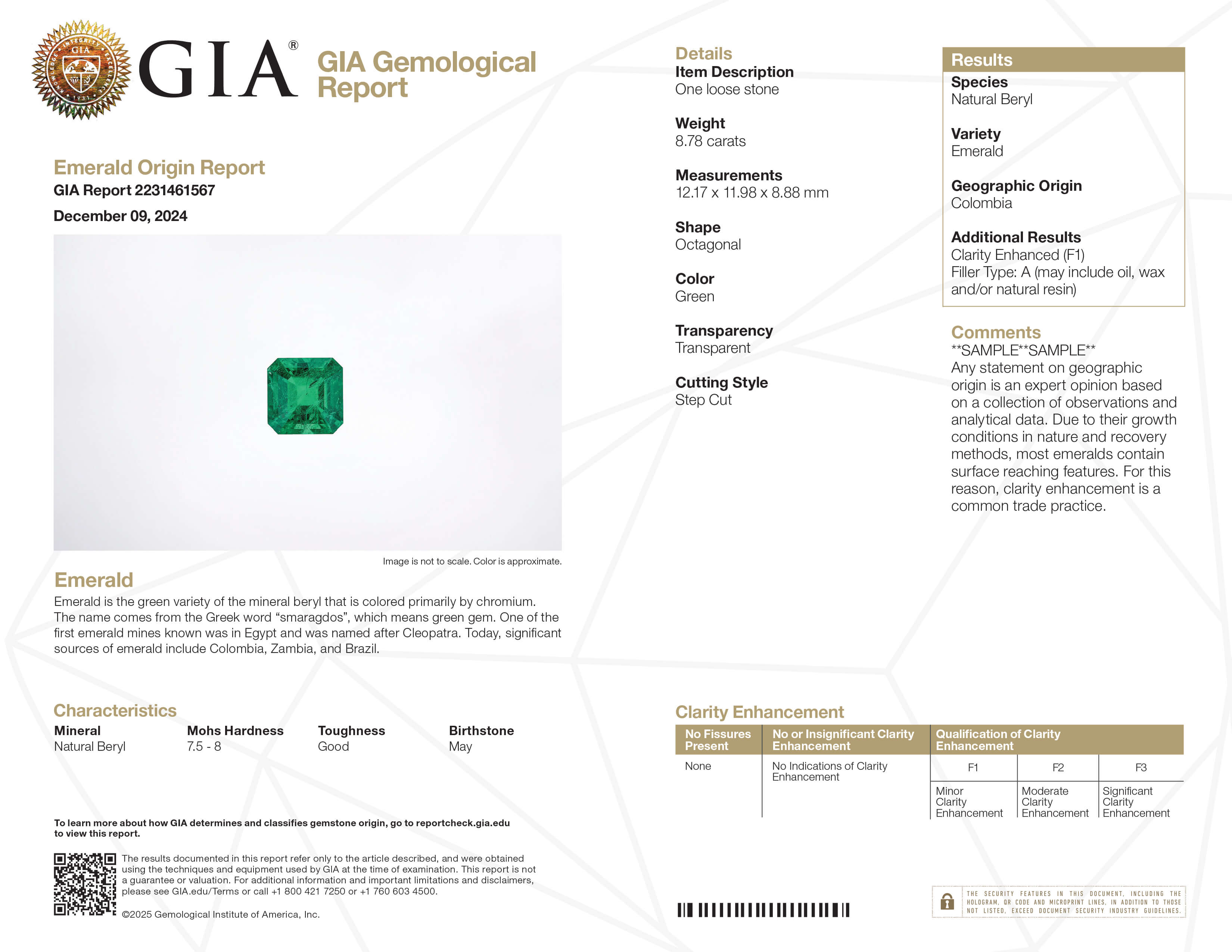 鑑別及び色の起源レポート