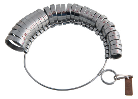 Wide finger sizing gauges