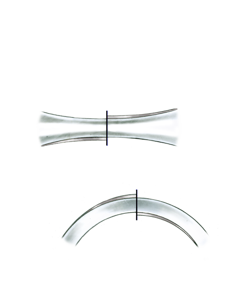 Learn how to evaluate the quality of a platinum ruthenium ring with diamonds in the shank that was sized down using a torch with these helpful illustrations and instructional video