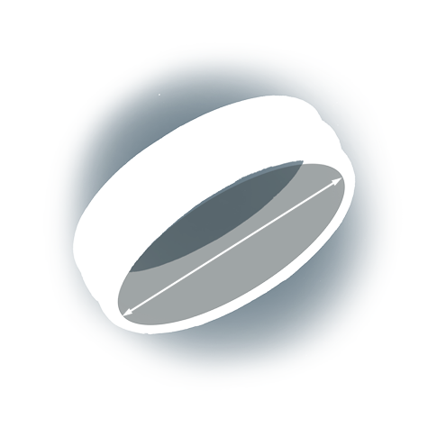 Learn how to evaluate the quality of a platinum band that was sized up by stretching with these helpful illustrations and instructional video.