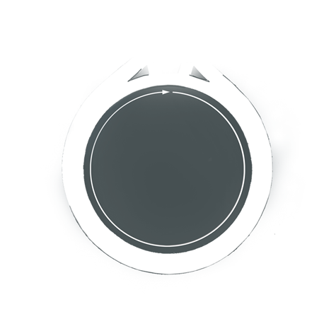 Side view illustration of platinum solitaire ring